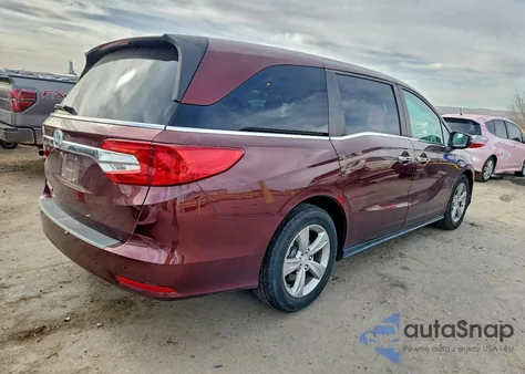 2018 Honda Odyssey Exl z USA, uszkodzony, nr VIN 5FNRL6H71JB066644
